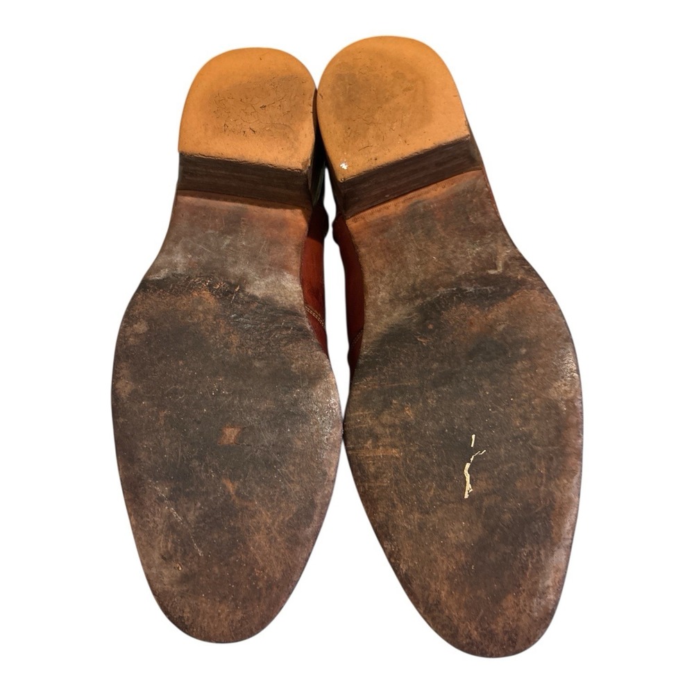 Vintage Florsheim Imperial Men's Leather Ankle Boots, Brown Men's – Size 9.5D - Picture 6 of 7